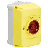Yellow box for MS116/132 mm water circuit breaker IB132-Y IP65